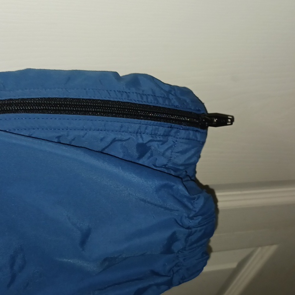 Vintage LL Bean 2-piece half zip windbreaker rain suit jogging pants - L - blue - Picture 13 of 16